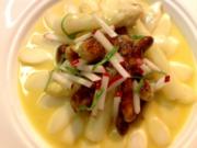 Spargel-Salat mit Nürnberger Bratwurst - Rezept