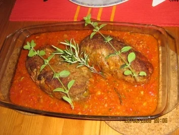 Rezept: Oliven-Hackbraten mit Oreganosoße Bild Nr. 9 Oliven-Hackbraten mit Oreganosoße - Rezept - Bild Nr. 9