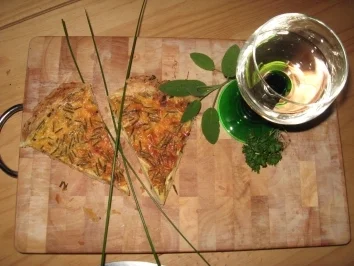 Schnittlauch-Rahm-Ta(o)rte - Rezept - Bild Nr. 5