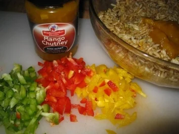 Rezept: Orientalischer Reissalat Bild Nr. 2 Orientalischer Reissalat - Rezept - Bild Nr. 2