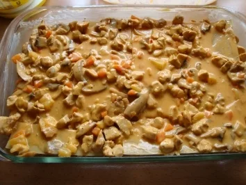 Rezept: Lasagne mit Hähnchenfleisch Bild Nr. 2 Lasagne mit Hähnchenfleisch - Rezept - Bild Nr. 2