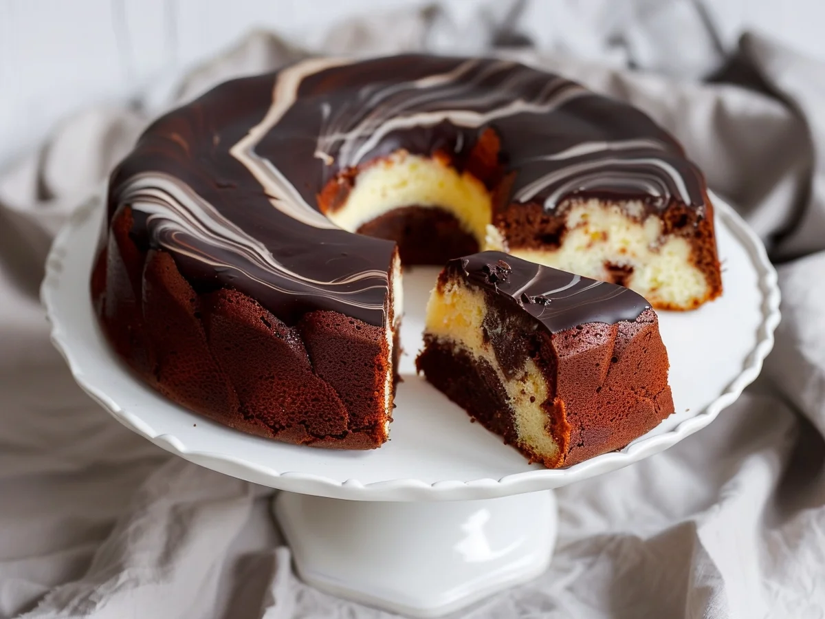 Öl-Marmorkuchen - Rezept - Bild Nr. 2