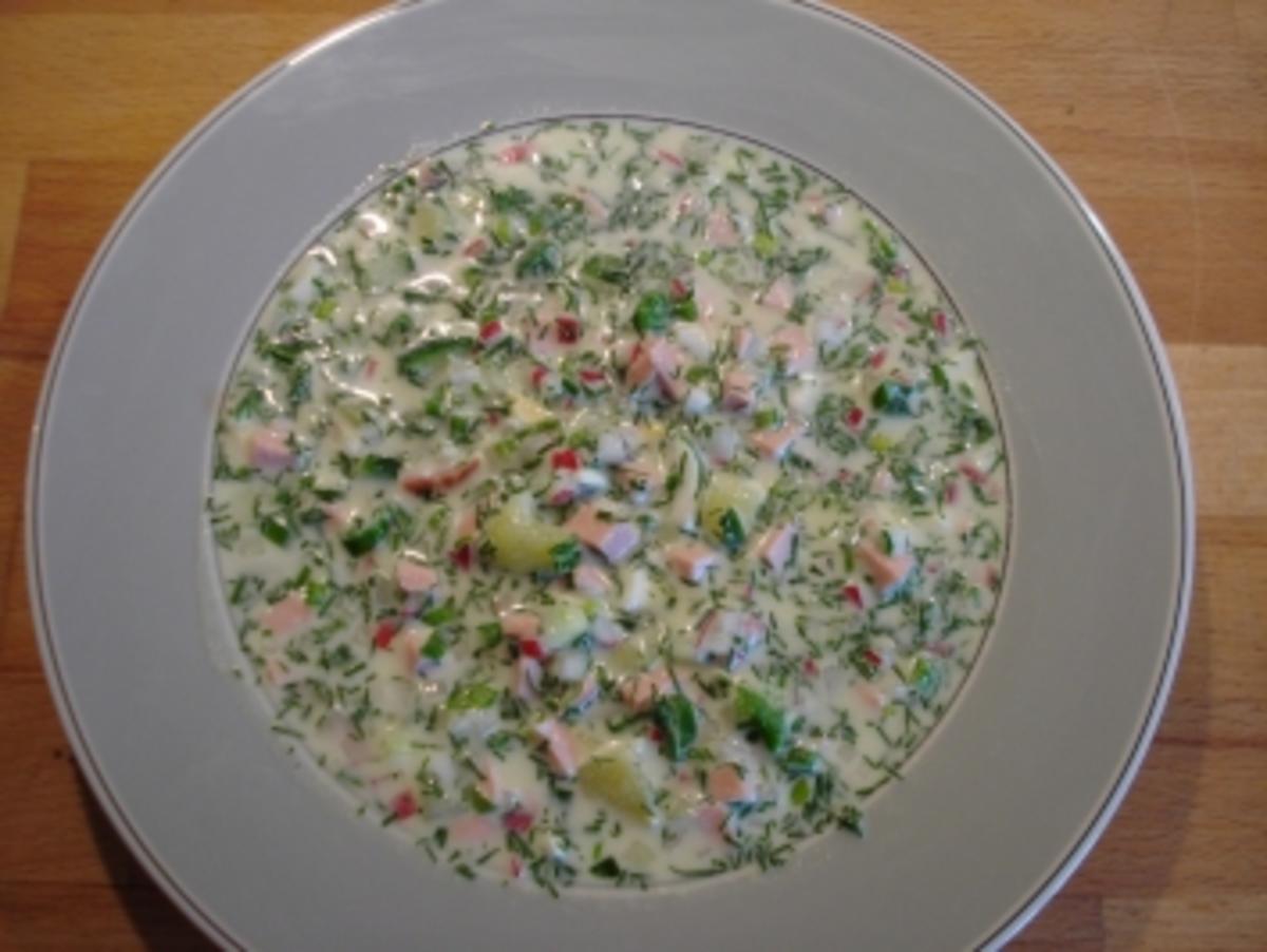 Bilder für Okroschka (russische kalte Suppe) - Rezept