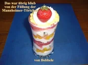 Dessert: Das was übrig blieb von der Füllung der Mannheimer Törtchen - Rezept