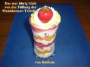 Dessert: Das was übrig blieb von der Füllung der Mannheimer Törtchen - Rezept