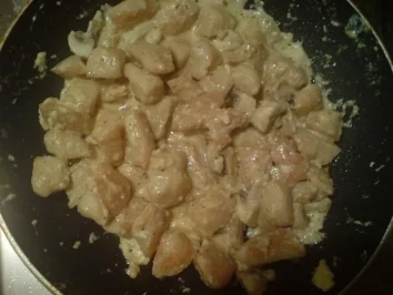 Puten-Pilz-Geschnetzeltes - Rezept