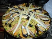 Paella para 12 Personas - Rezept