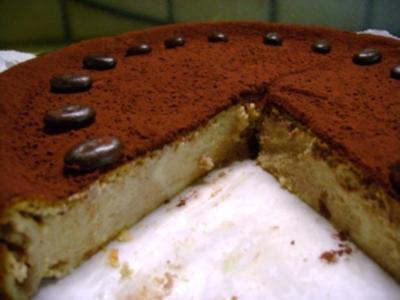 Rezept: Kuchen: Käsekuchen Cafe´ Latte Kuchen: Käsekuchen Cafe´ Latte - Rezept