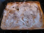Apfel - Blechkuchen mit Erdnussbaiser - Rezept