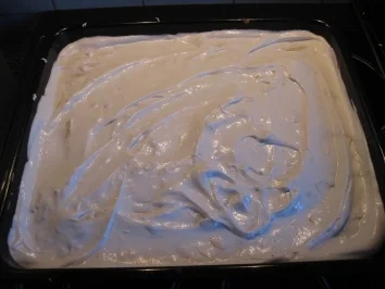 Apfel - Blechkuchen mit Erdnussbaiser - Rezept - Bild Nr. 4