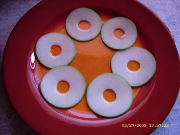 Rezept: Apfel - Bananen - Carpaccio mit Powerballs Bild Nr. 4 Apfel - Bananen - Carpaccio mit Powerballs - Rezept - Bild Nr. 4