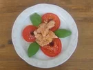 Rezept: Tomaten mit feinen Lachsstreifen Tomaten mit feinen Lachsstreifen - Rezept
