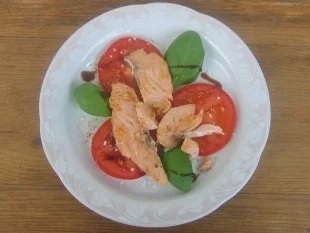Tomaten mit feinen Lachsstreifen - Rezept - Bild Nr. 2