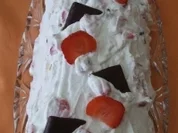 After-eight-Erdbeer-Rolle - Rezept