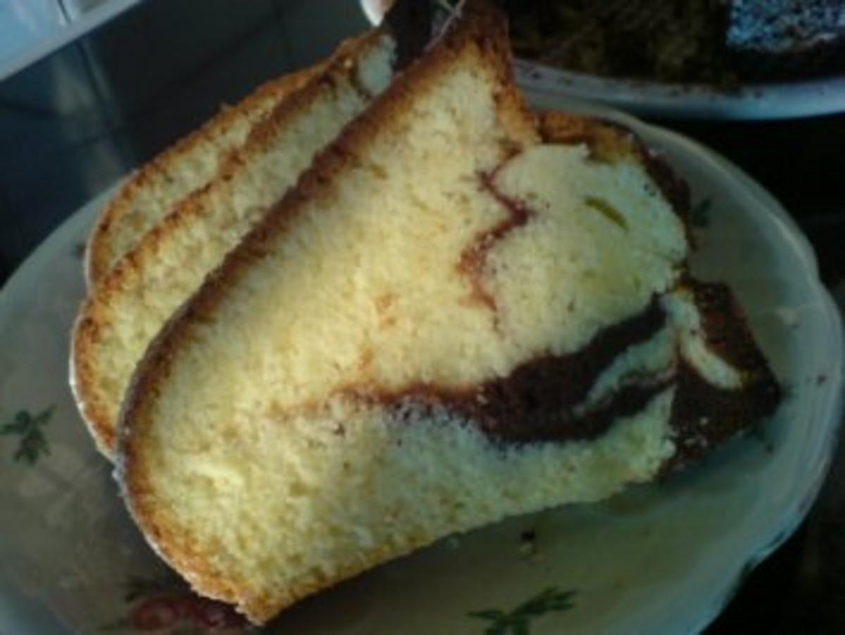 Marmorkuchen mit Margarine und Zucker Rezept mit Bild kochbar.de