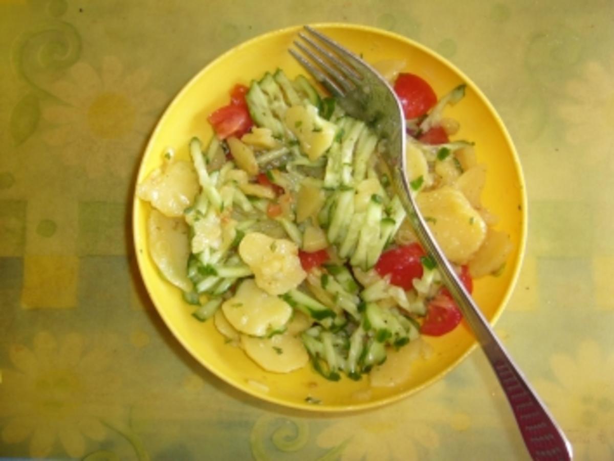 Zwischengericht: Was mache ich mit einem Rest Kartoffelsalat? - Rezept - Bild Nr. 2