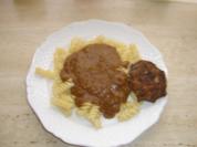 Nudeln mit Gehacktessoße - Rezept