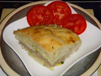 Rezept: kartoffel-hack auflauf m.kohlrabi kartoffel-hack auflauf m.kohlrabi - Rezept