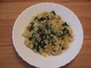 Sahne-Spinat mit Bandnudeln - Rezept - Bild Nr. 2