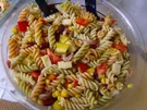 Nudelsalat tricolor - Rezept