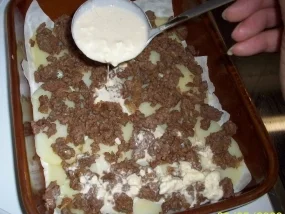 Gemüse-Hackfleisch-Feta-Auflauf - Rezept - Bild Nr. 8