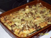 Gemüse-Hackfleisch-Feta-Auflauf - Rezept