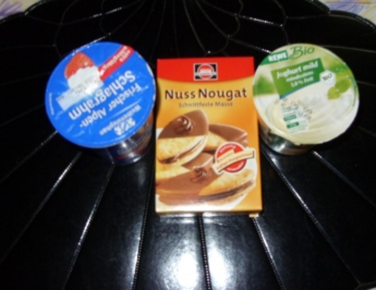 Joghurt-Sahne-Nougat-Eis - Rezept - Bild Nr. 2