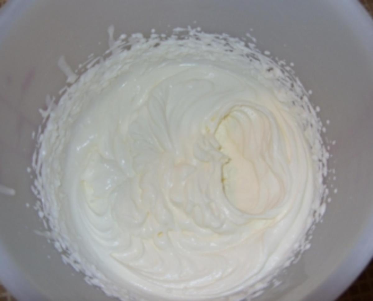 Joghurt-Sahne-Mousse Birne-Mandel-Eis - Rezept - Bild Nr. 3