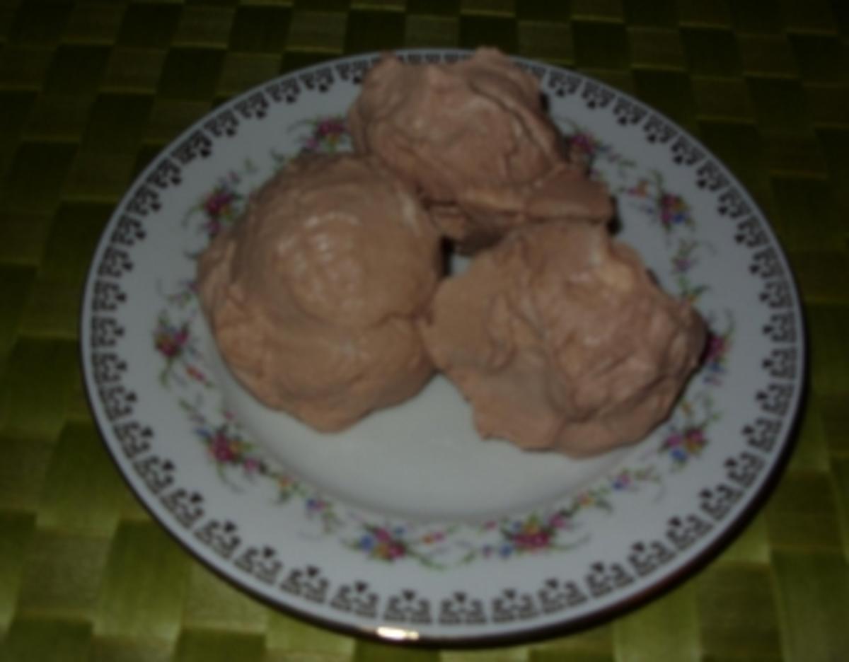 Joghurt-Sahne-Mousse Birne-Mandel-Eis - Rezept - Bild Nr. 5