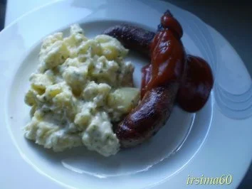 Kartoffelsalat mit Knoblauch - Rezept