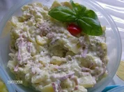 Kartoffelsalat mit Fleischsalat - Rezept