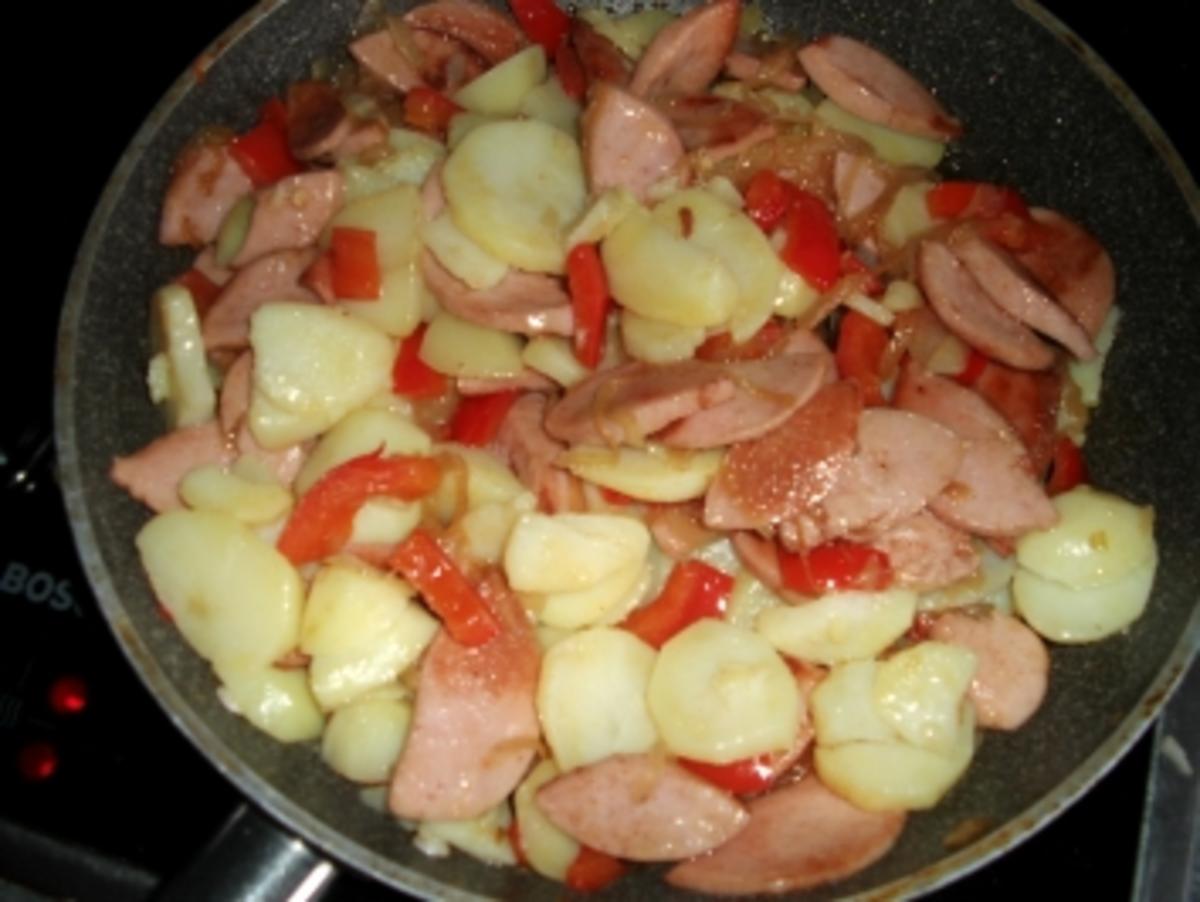 Kartoffel-Knoblauch-Fleischwurst-Auflauf - Rezept - Bild Nr. 2