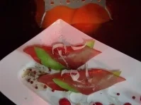 Melone und Schinken mögen sich :-) - Rezept