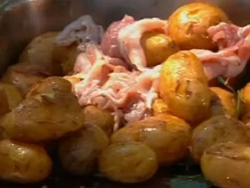 Gebackene Pellkartoffeln - Rezept