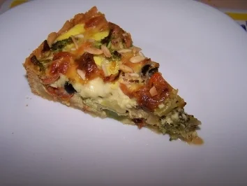 Mediterrane Gemüse-Quiche - Rezept