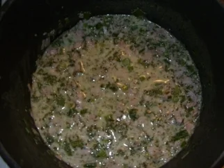 Spaghettinester mit grüner Schinkensoße - Rezept - Bild Nr. 2