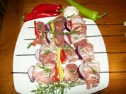 bunte Filetspiesse vom Grill - Rezept