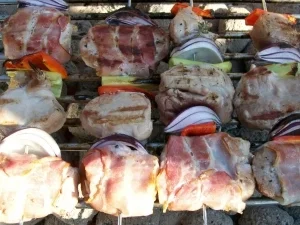 bunte Filetspiesse vom Grill - Rezept - Bild Nr. 2