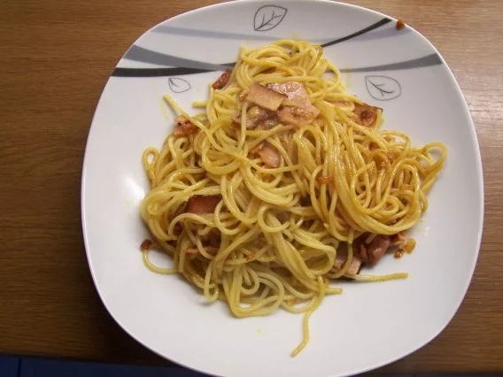 Schnelle Schinkenspaghetti - Rezept - Bild Nr. 3
