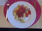 Scholle mit gebratenen Tomaten - Rezept