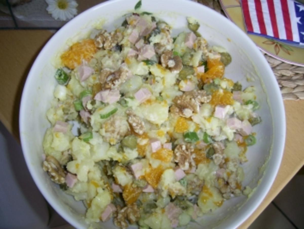 Fruchtiger Kartoffelsalat - Rezept