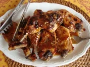 Z - schnelle Küche - Hähnchenkeule mit Honigglasur - Rezept