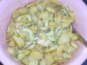 Kartoffelsalat mit  Essig - Öl - Dressing - Rezept