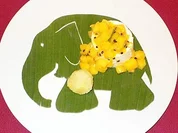 Pandanus-Panacotta mit Mango und Passionsfrucht - Rezept