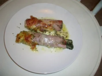 Schinken - Lauch - Röllchen überbacken - Rezept - Bild Nr. 2