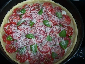 Tomaten-Basilikum-Torte - Rezept - Bild Nr. 7