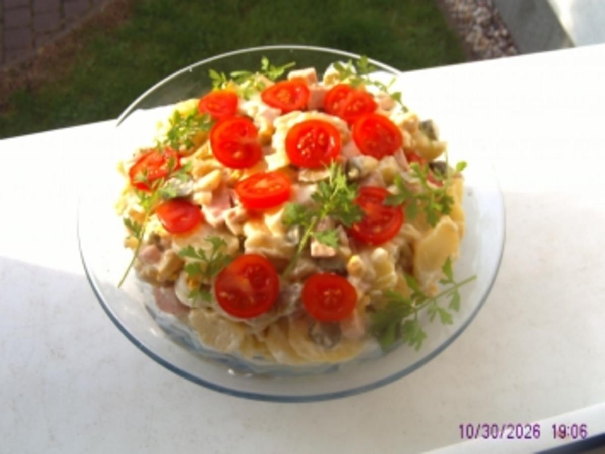 Kartoffelsalat mit Kartoffeln festkochend und Eier Rezept By WinneBiene