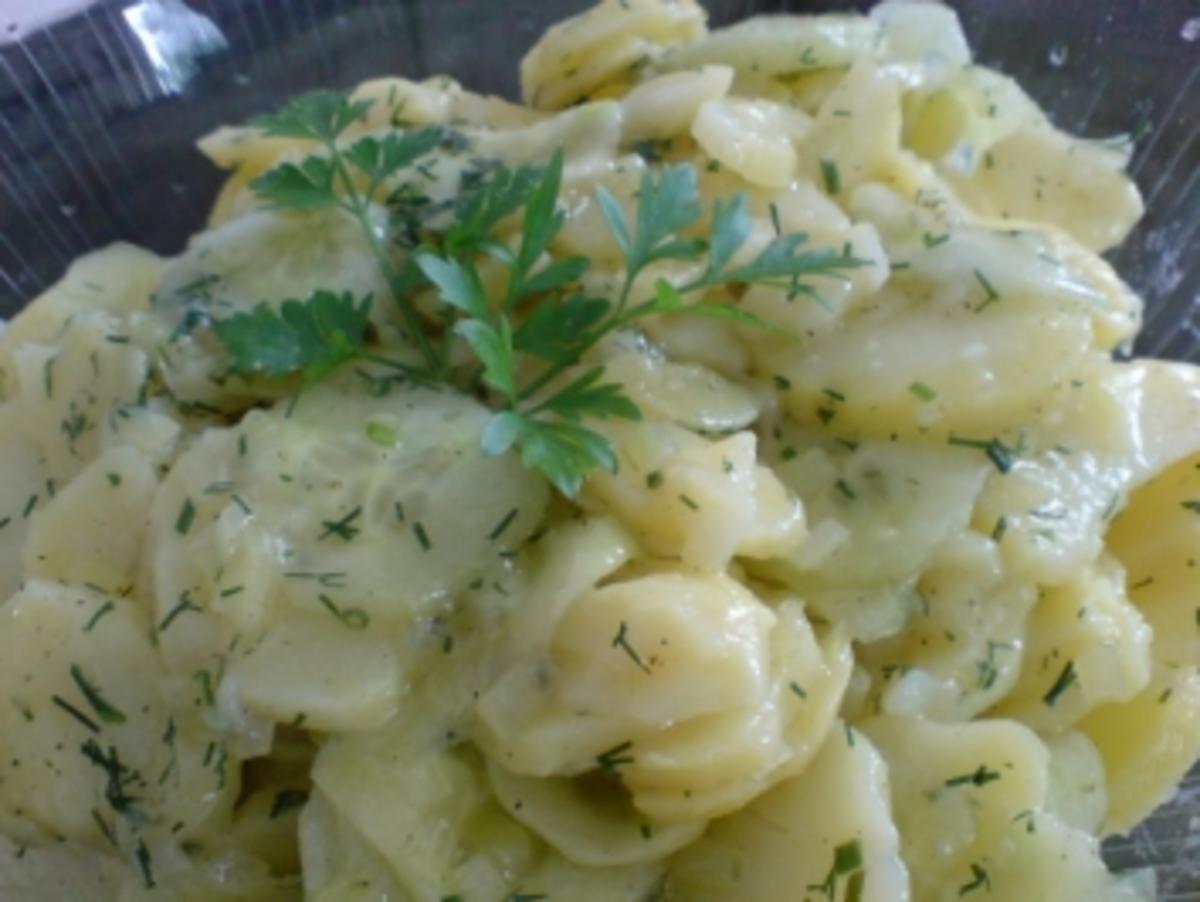 Kartoffel-Gurken-Salat mit Dill - Rezept - Bild Nr. 4