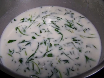 Rezept: Rucolacremesuppe Bild Nr. 3 Rucolacremesuppe - Rezept - Bild Nr. 3