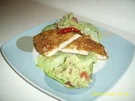 Tortilla - Schnitzel mit Avocadodip - Rezept